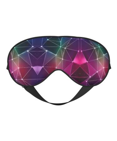 Red Galaxy Constellation Sleep Mask-Adjustable Breathable Fashionable Eye Mask for A Comfortable Sleep Experience