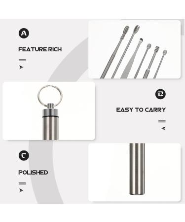 Healeved Ear Wax Remover Set - 3 Portable Ear Pick Tools for Ear Cleansing - Buy Online on GoSupps.com
