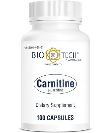 BioTech Pharmacal Carnitine 400mg - 100 Count | Premium Quality Supplements - Buy Online on GoSupps.com