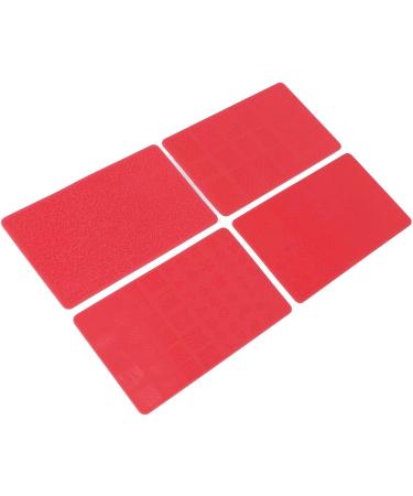 Nail Stamping Template - Anggrek 4PCS 3D Relief Silicone Carving Stencils for DIY Nail Art | International Shipping Available - Buy Online on GoSupps.com