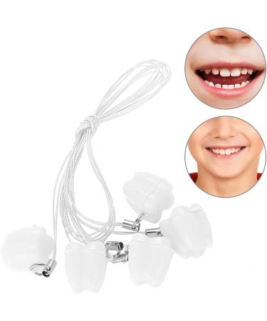 Verdant Touch Baby Tooth Box - 5 Pack Plastic Tooth Storage with Rope | Tooth Saver Necklaces | International Shipping - Buy Online on GoSupps.com