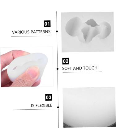 3pcs Silicone Mold Candle Molds Soap Mold Simulation Succulent Plants Molds Aromatherapy Candle Mold Handmade Soap Making Mold Scented Candle Mold Silica Gel Epoxy Abrasives Transparent 4.9X4.5X2.9CM - Buy Online on GoSupps.com