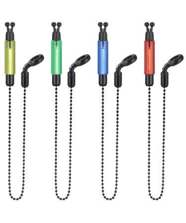 Fentar 4 pieces of swinger bite dough swinger fishing clearly visible bite indicator fishing swingers for carp fishing and bite indicator practical night carp fishing club (red yellow blue green) - Buy Online on GoSupps.com