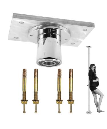 PRIORMAN Pole Dance Fixed Plange Plate for Home, Ceiling Mount for Pole Dancing Pole Accessories, Rectangular Pole Dance Pole Top Plate with More Safety and Stability