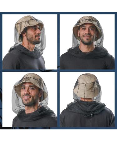 Midge Head Net Set with Storage Bag - Nylon Face Net for Outdoor Activities - Buy Online on GoSupps.com