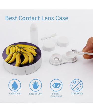 Unique Banana Fruit Contact Lens Case | Portable Travel Storage Box for Contacts - Buy Online on GoSupps.com