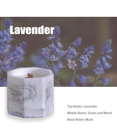 Buy Handmade Lavender Scented Candle | Natural Essential Oil | Smokeless Gift for Him & Her - International Shipping - Buy Online on GoSupps.com