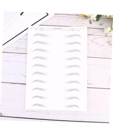 Beavorty 4 Sheets Black Stickers Eyebrow Stickers for Makeup Transfer Stickers 6 Proof Supplies - Buy Online on GoSupps.com