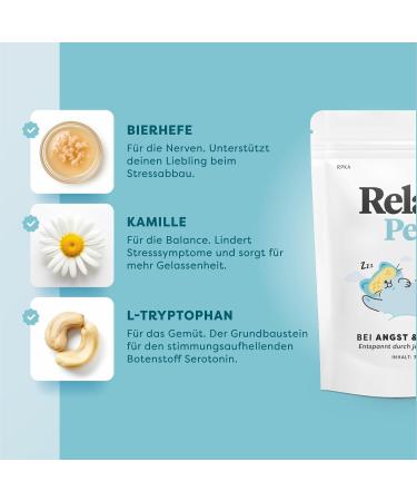 Dr. SAM RelaxPet Premium Stress Relief Powder for Cats - Natural Calming for Relaxation from Anxiety and Stress - Calming During Travel and Parties - Highly Dosed - 45g - Buy Online on GoSupps.com