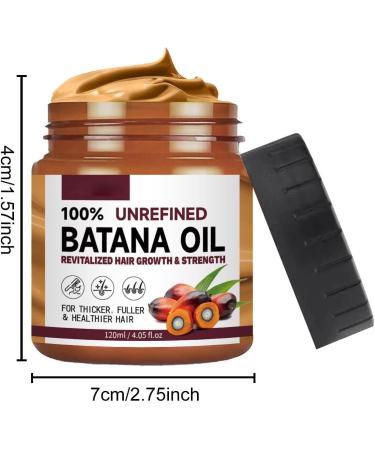 KiJalyelu Batana Oil for Hair Growth and Nourishment Natural Batana Oil for Hair Growth Healthier Thicker Hair Promotes Hair Strength Prevent Hair Loss - 120ml (1PC) - Buy Online on GoSupps.com