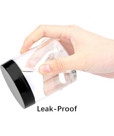 24 Pack BPA Free Plastic Containers with Lids and Labels - 8 oz & 4 oz Sizes for Body Butter, Lotions, Cosmetics - Buy Online on GoSupps.com