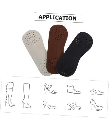 FRCOLOR Non-Slip Heel Stickers - 3 Pairs Heel Pads & Inserts for High Heels | Shoe Grip & Foot Protectors - Buy Online on GoSupps.com