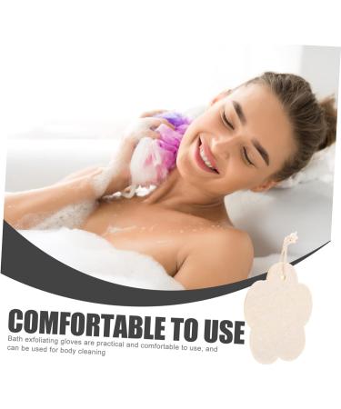  Beatifufu 4 Pieces Flower-shaped cotton loofah baby bath sponge luffa sponge bath scrubber for body bath loofah scrubber shower gel body wash bath loofah body scrubber luffa - Buy Online on GoSupps.com