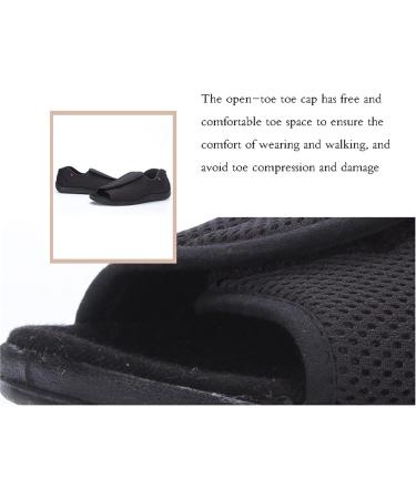 Yytcsjz Unisex Diabetic Slippers - Lightweight Air Cushion Walking Shoes for Elderly & Swollen Feet | Comfy Orthopedic Footwear for Plantar Fasciitis - Grey Size 12 - Buy Online on GoSupps.com