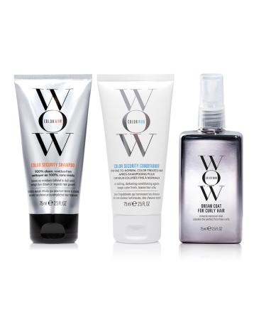 COLOR WOW Dream Coat for Curly Hair Frizz-Free Curls Made Easy | Moisture-Boosting Spray Curl-Enhancing Formula 2.5 Fl Oz (Pack of 3)