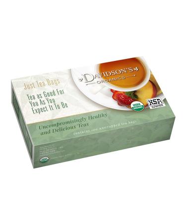 Davidson's Tea Bags, Organic South African Green Rooibos, 100 Count