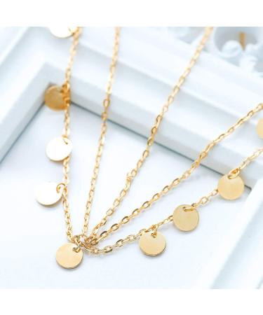 Catery Gold Sequins Bohemian Head Chain for Women - Gypsy Headpiece Hair Accessory - Buy Online on GoSupps.com