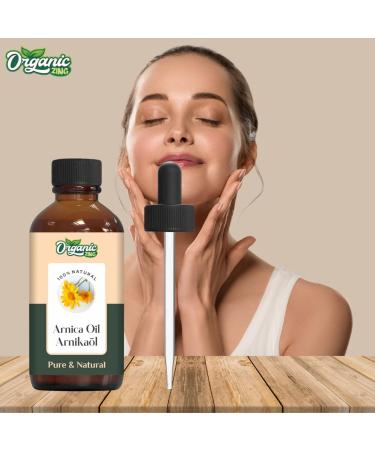  ORGANIC ZING Organic Zing Arnica (Arnica Montana) Oil | Pure & Natural Essential Oil for Skincare Hair Care & Massage - 30ml/30ml - Buy Online on GoSupps.com
