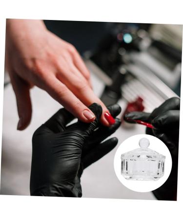 minkissy Nails nail art crystal c glass containers with lids nail dappen c nails glass jar Dappen Dish Bowl acrylic powder dish terrarium nail art tool nail art cs manicure washing Art - Buy Online on GoSupps.com