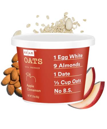 RXBAR Apple Cinnamon A.M. Oats | 12ct 2.18oz Cups | Gluten Free Oatmeal Cups - Buy Online on GoSupps.com