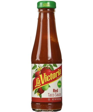 La Victoria Red Taco Sauce, Mild, 8 Oz (Pack of 2)
