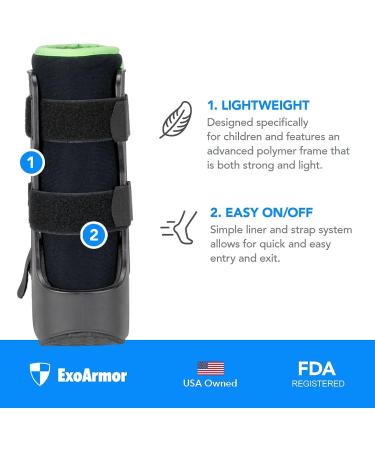ExoArmor Pediatric Walking Boot - Lightweight Support for Children (Large) - Buy Online on GoSupps.com