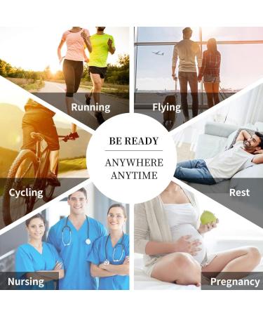 Varcoh Plus-Size Compression Stockings for Women & Men | Knee High Open Toe | Class 2 Support for Varicose Veins | Sizes S-4XL | Beige - Buy Online on GoSupps.com