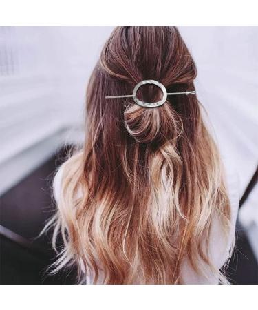 Brinie Gold Hair Bun Cuff Sticks - Vintage Hair Holder & Pins for Women and Girls (2 Pack) - Buy Online on GoSupps.com