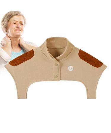 Kerali shoulder-warm pads non-charging warm neck wrap |Faint and comfortable neck school wrap safe and warm to breastfeed from older people in air-conditioned rooms skin color#g collar#g