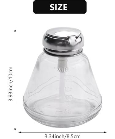 Tsudoku Empty Nail Polish Pump Dispenser Glass Push Down Press Bottle - Buy Online on GoSupps.com