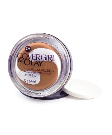 CoverGirl & Olay Simply Ageless Foundation Soft Sable 275 0.40-Ounce Package