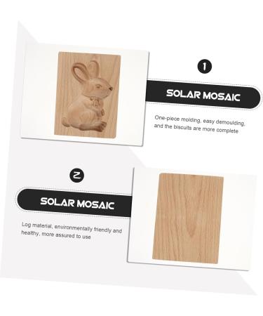 OUNONA 2 Pcs Biscuit Mold Biscuit Moulds Wooden Fondant Wooden Muffin Cups Embossed Cookie Kitchen Cookie Mold Christmas Baking Crackers Wood Chocolate Chinese Decor Log Fudge Small Tools 16X12X2CMx2pcs As Shownx2pcs - Buy Online on GoSupps.com