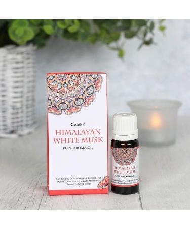 Goloka Himalayan White Musk Aroma Oil 10ml - Buy Online on GoSupps.com