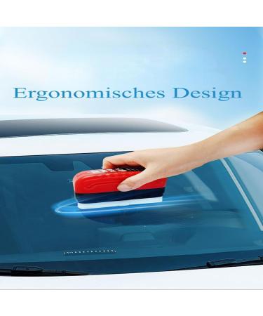 Automotive Oil Film Cleaning Brush Glass Oil Film Remover for Car All in One Wipe On Oil Film Remover Windshield Cleaner Tool Car Glass Oil Film Cleaner Glass Coating for Windshield (1pcs) - Buy Online on GoSupps.com