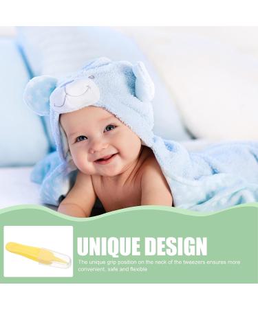 LALAFINA 5pcs Infant Nose Cleaning Tweezer Set - Soft Baby Booger Remover Tool for Ear, Nose, and Navel Care - Buy Online on GoSupps.com