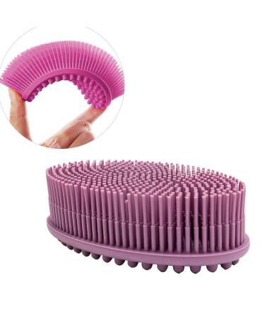 Silicone Bathing Brush - Gentle Shower Brush for Wet & Dry Use | Exfoliate Dead Skin & Improve Circulation | Ideal for Cellulite Massage - Buy Online on GoSupps.com