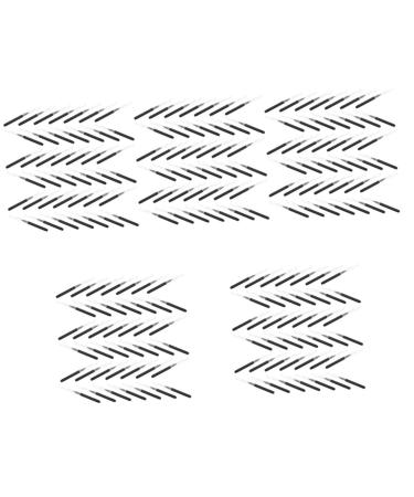 FRCOLOR 500 Pcs Small Eyebrow Brush Eyelash Tool The Steel Wire is Stainless Steel 304 Mini 5.70X0.40X0.40CMx5pcs