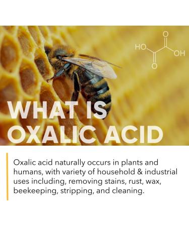 Solace Labs Oxalic Acid | Powerful 99.9% Pure Fine Powder - MultiPurpose Cleaner | Wood Stain & Stain Remover - Industrial Strength - Buy Online on GoSupps.com