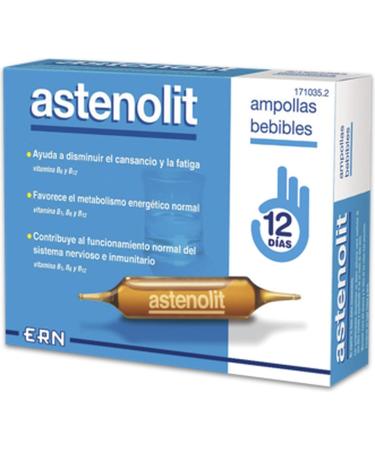 ASTENOLIT AMPOULES BEBIBLES 12 AMPOULES
