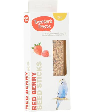 Tweeter's Treats Seed Sticks for Budgies - Red Berry (Pack of 2) - Buy Online on GoSupps.com