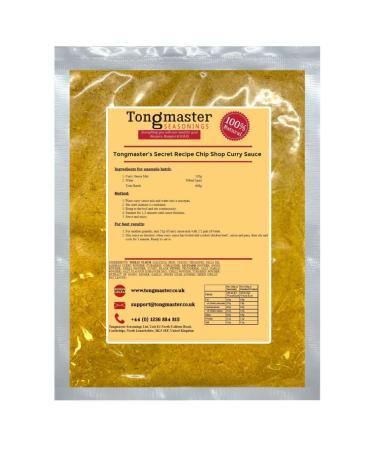 Tongmaster's Chip Shop Curry Sauce Secret Recipe 110g Serves 4