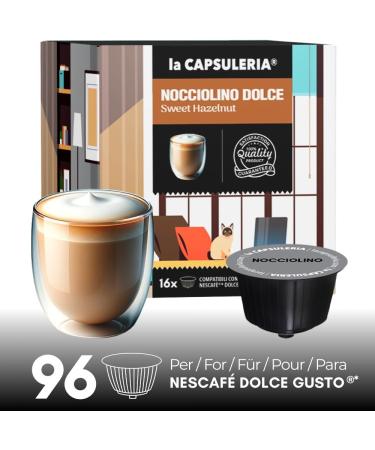  La Capsuleria La Capsuleria - SWEET HAZELNUT (96 Capsules) compatible with Nescaf Dolce Gusto - Buy Online on GoSupps.com