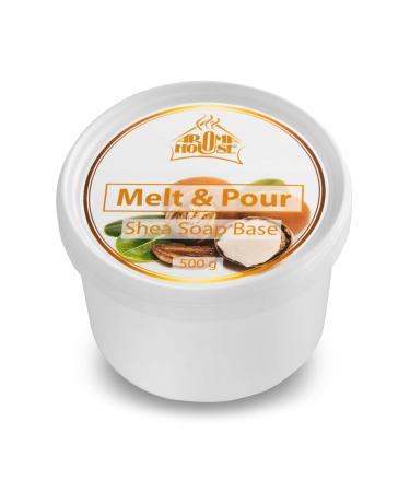 Soap base shea butter 500g - melt and pour Sseifen base - moisturizing raw soap - soap for dry & sensitive skin with shea butter for handmade & gift