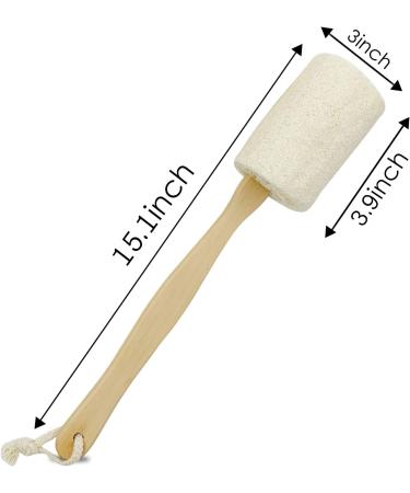 Natural Loofah Back Scrubber QpenguinBabies Loofah on a Stick with Natural Loofah Sponge Exfoliating Body Sponge Scrubber With Long Wooden Handle Back Brush For Men & Women in Bath Spa Shower 2 Pack - Buy Online on GoSupps.com