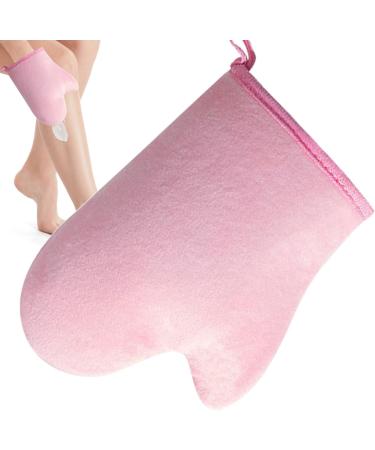 Autobronzant | Applicateur pour Autobronzage | Applicateur Flock Lavable en Machine R utilisable avec Pouce pour Cr mes Spray Mousse Corps Visage Femmes Rose - Buy Online on GoSupps.com