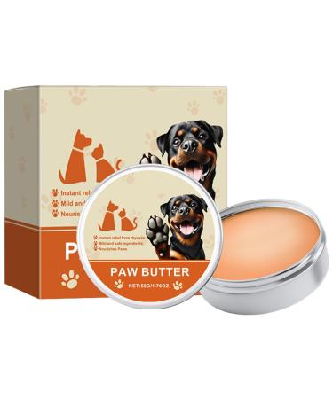 Dog Paw Cream Dog Foot Balm Dog Paw Soother Balm 50g Cream & Lotion and Soothes Irritated Paws and Elbows Protects Against
