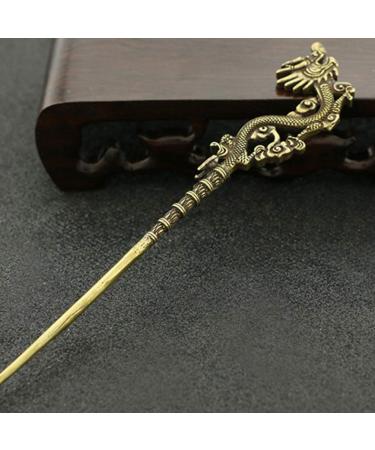 Vintage Chinese Hairpins - Dragon Bronze Hairsticks & Hair Clips | Traditional Jewelry & Costumes Accessories - Buy Online on GoSupps.com