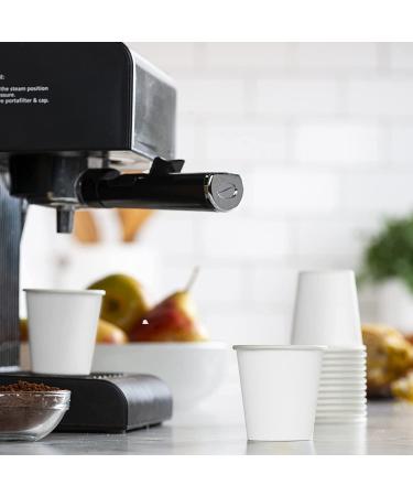 GOURMEX 1000 Disposable Coffee Cups | White Paper Cups Disposable Hot Cups | Ideal for Home Work and to-Go | Fits with Coffee Cups Disposable Lids (4oz) 4 Ounce - Buy Online on GoSupps.com