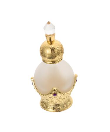 minkissy 1pc Perfume Bottle Humidifier Freshener Diffusers Fragrance Small Perfumes Aroma Essential Oil Perfume Refillable Empty Bottle Travel Glasses Middle East Composite Material 9X4X4CM Golden