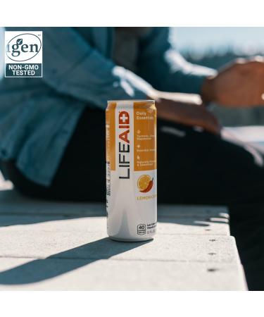 LIFEAID Vitality Blend - Daily Vegan Vitamins with Turmeric for Inflammation Relief | 12-Pack Healthy Soda Replacement - Buy Online on GoSupps.com